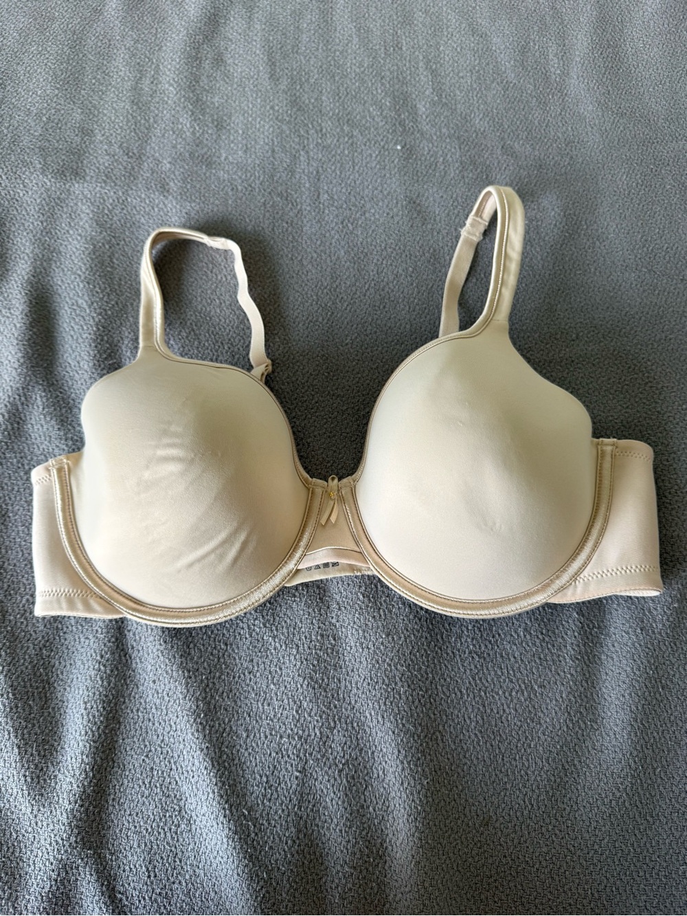 Vanity Fair Lingerie Body Caress Underwire Bra 75335 Tan Size 38D